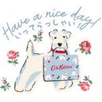 数量限定/無料スタンプ::Cath Kidston 英語スタンプ