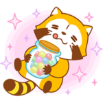 限定無料スタンプ::ラスカル × LINE NEWS