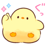 限定無料スタンプ::もふピヨ × TCB