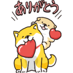 限定無料スタンプ::でかっ！しばんばん×ポインコの日常