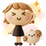 限定無料スタンプ::秋の大人気遣い♡３Dミルクティ女子【敬語】