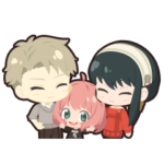 隠し無料スタンプ::アニメ『SPY×FAMILY』『ポコポコ』コラボ