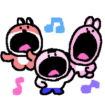 限定無料スタンプ::ニョイズ（ウワァァァァァ！！！）