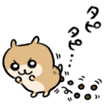 人気スタンプ特集::タピハムちゃん