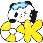 限定無料スタンプ::動く！お買いものパンダ