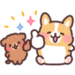 限定無料スタンプ::【無料】まるまるコーギー × LINE NEWS